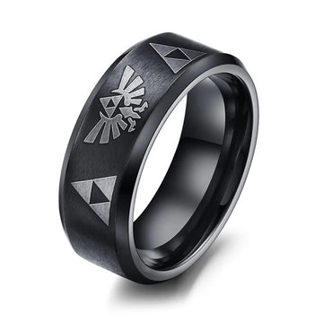 The Legend of Zeldas Triforce Triangle Symbol Anime Ring