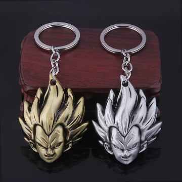 Anime Dragon Ball Z Vegeta Son Goku Keychain